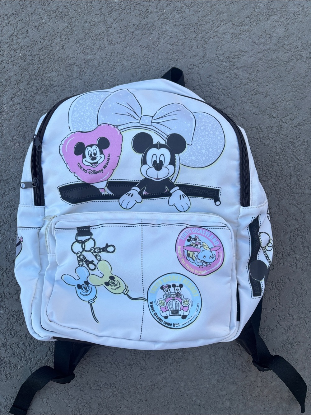 Disneyland Tokyo Disney Resort Exclusive Backpack Mickey Mouse Disney EUC